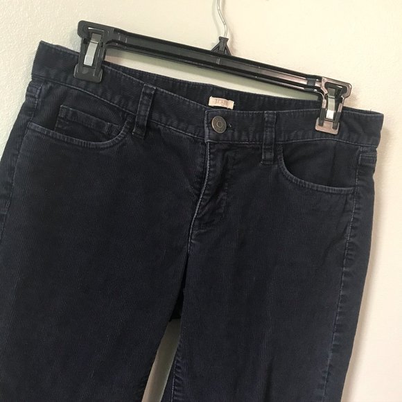 J CREW Navy Cotton Corduroy Matchstick Pants 27R - Picture 3 of 6